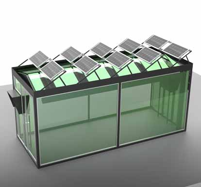 農(nóng)業(yè)項目太陽能玻璃房設(shè)計